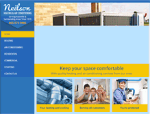 Tablet Screenshot of neilsonheatingandair.com